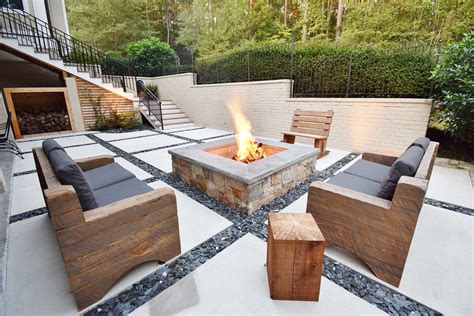 square outdoor fire pits